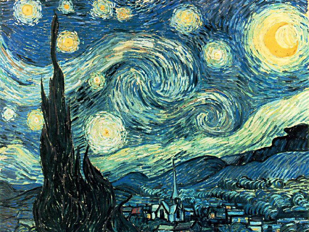 starry night painting famous