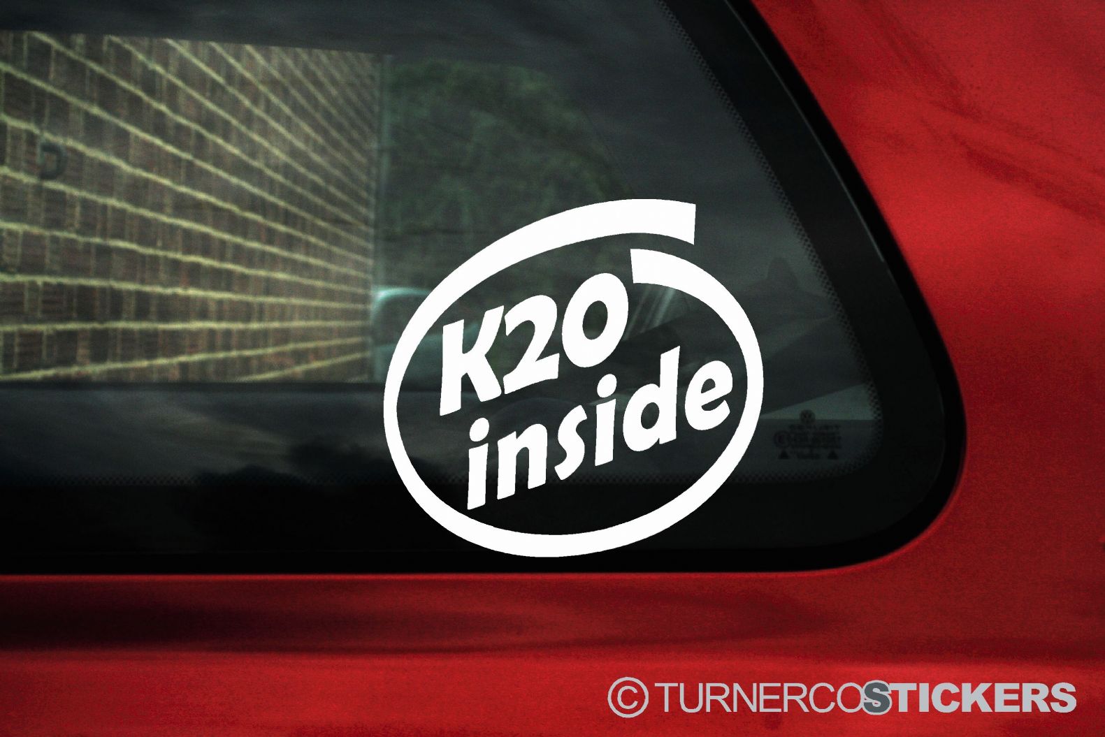 K20 inside sticker. For Honda
