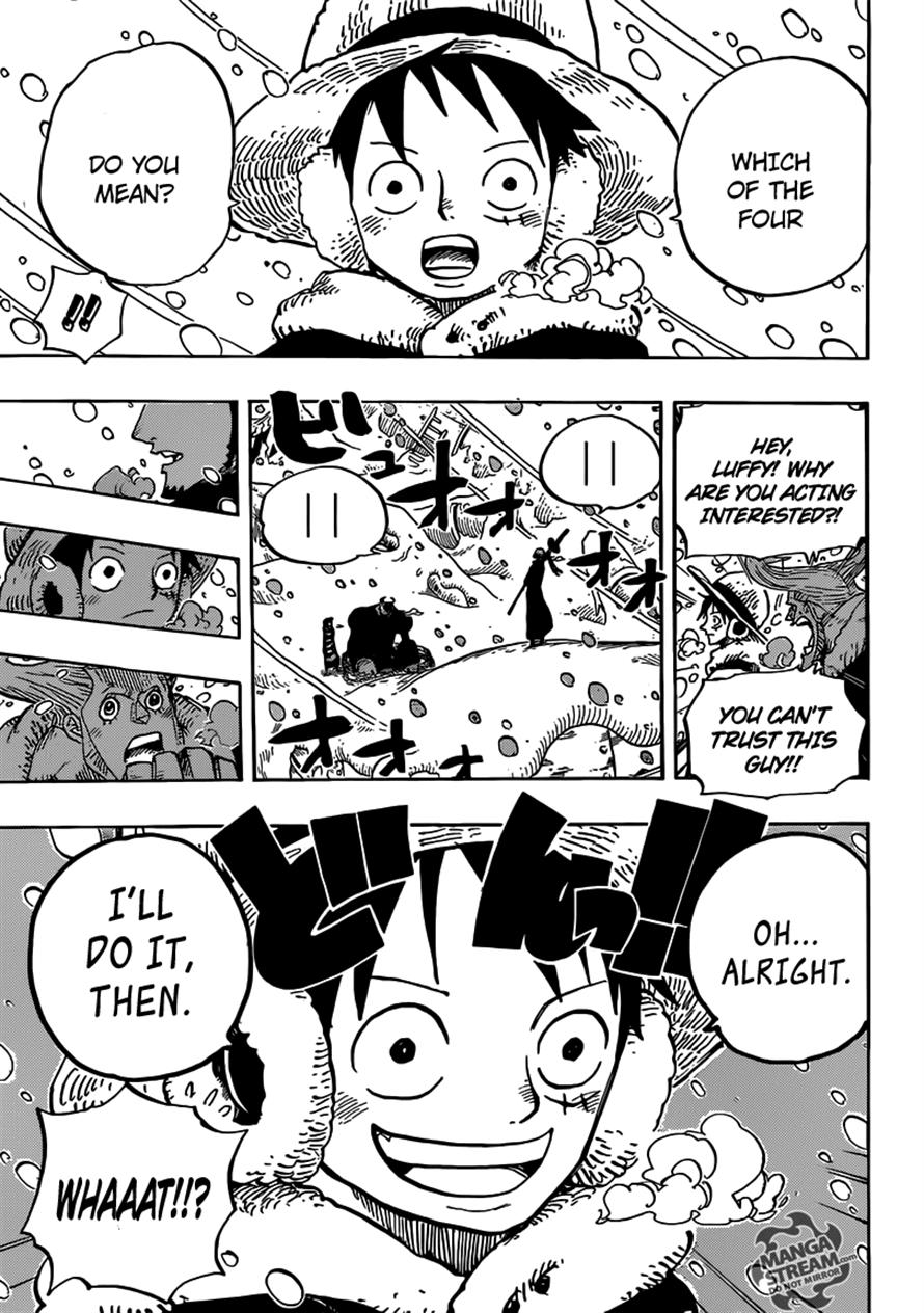 The way Luffy accepts Law's