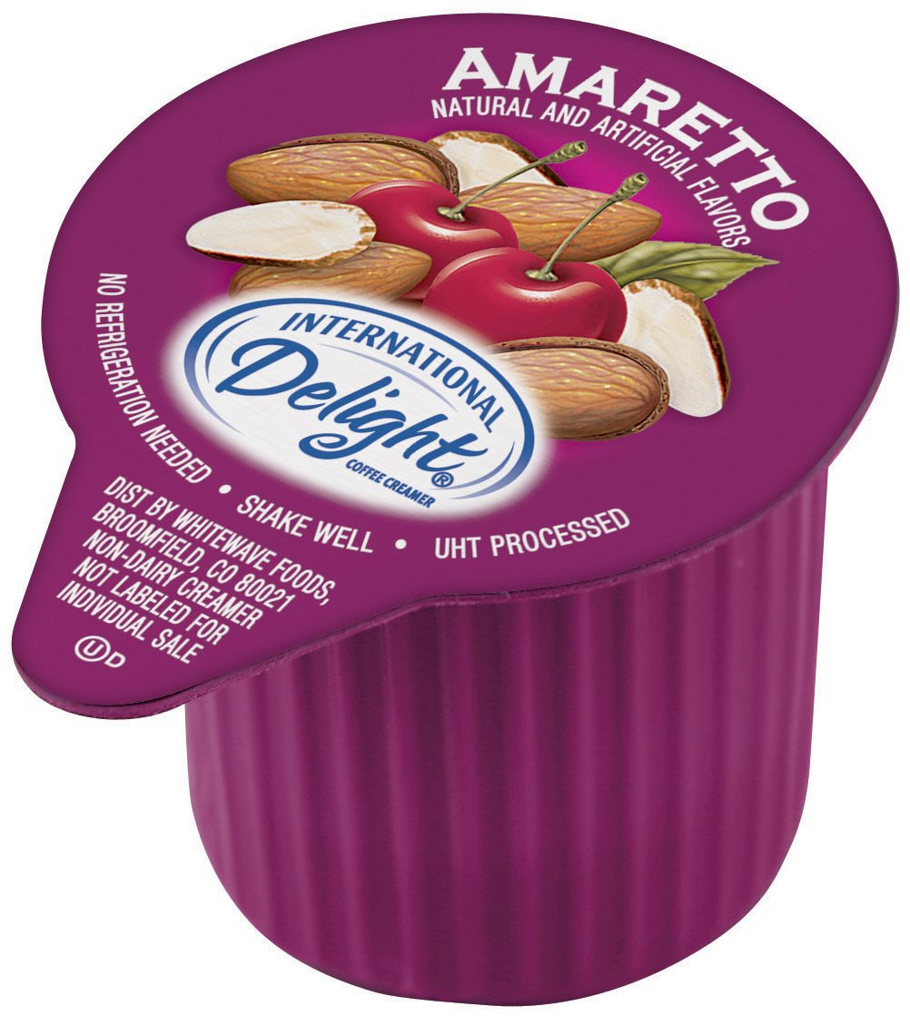 International Delight Amaretto Liquid Creamer Single-Serve Packages - 288