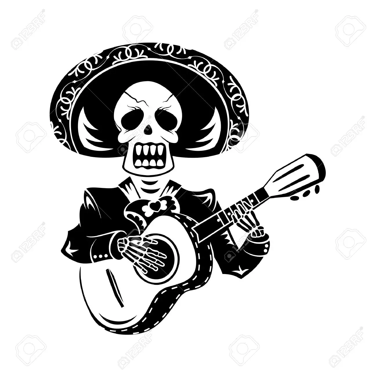Mariachi guitar player for Day