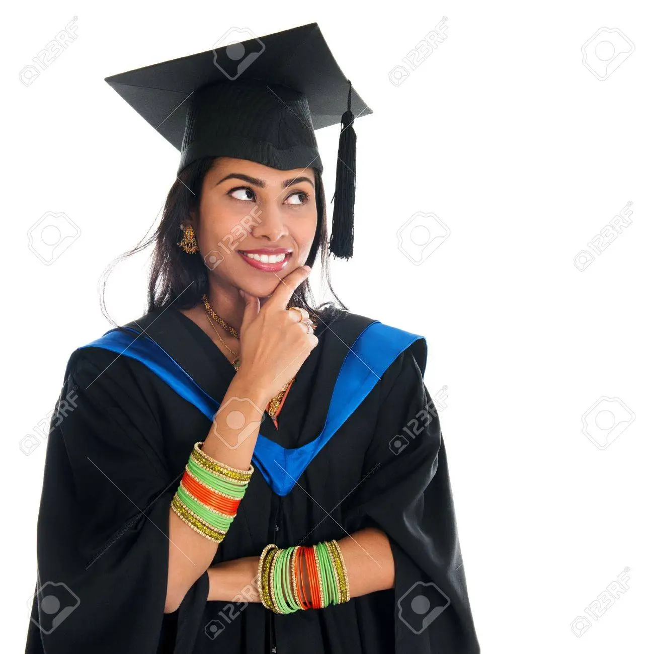 graduation gown : Happy Indian
