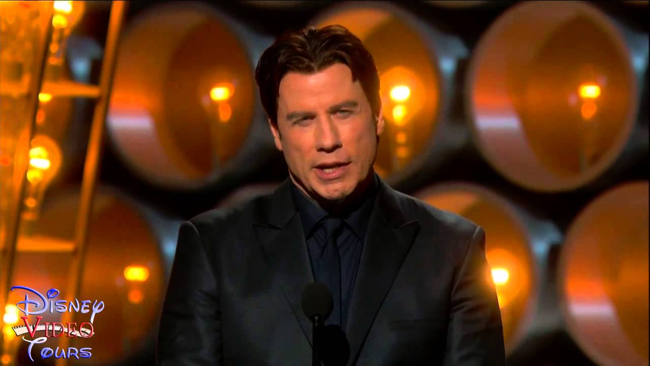 John Travolta Introduces Idina