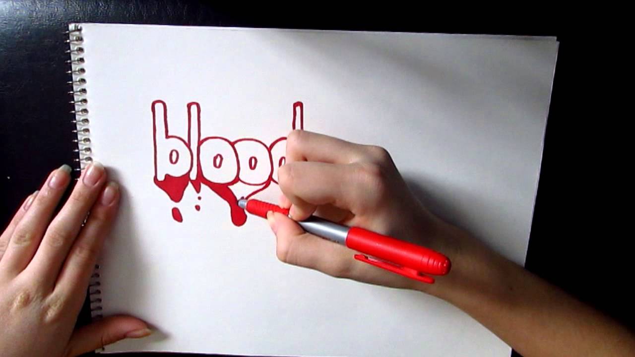 Dripping Bubble Letters How to